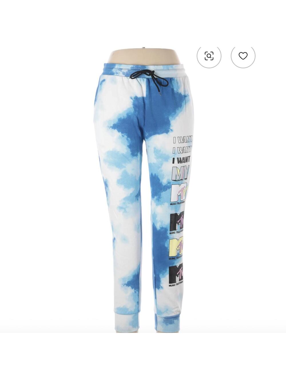 MTV Tie-Dye Sweatpants Size XL